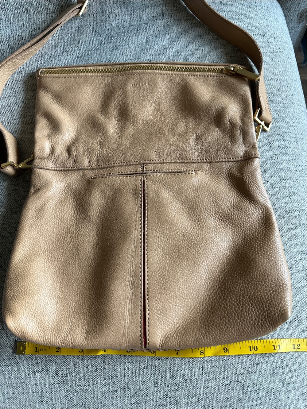 Hammitt Tan Laser-Cut Fold-Over Crossbody - Picture 4 of 6
